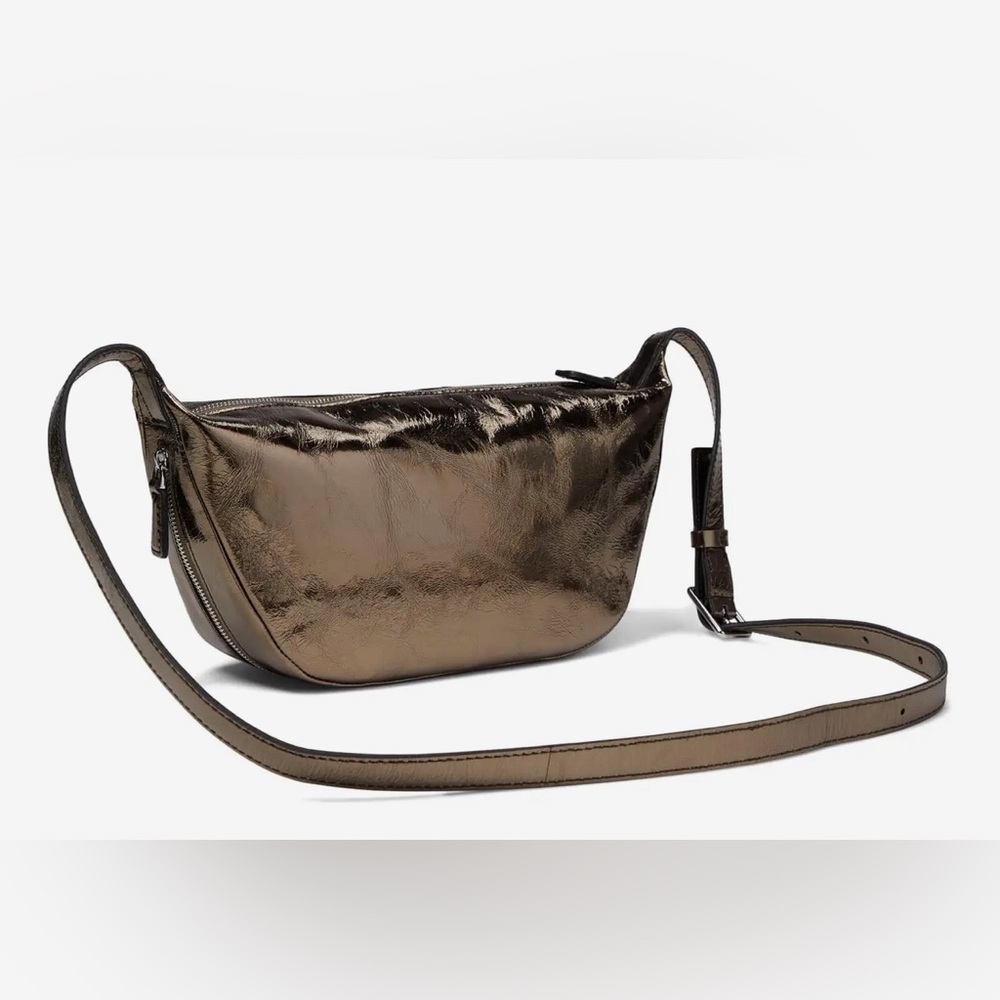 NWOT Madewell The Sling Crossbody Bag in Metallic Leather